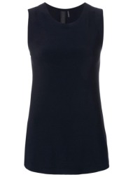 norma kamali τοπ αμανικο ελαστικο σκουρο μπλε