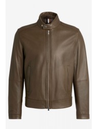 boss μπουφαν δερμα ...