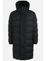 boss μπουφαν puffer αποσπωμενη κουκουλα h-donden5 μαυρο