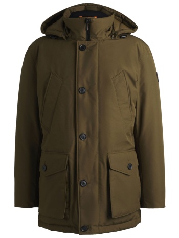 boss casual μπουφαν jacket αποσπωμενη κουκουλα osiass χακι σε προσφορά