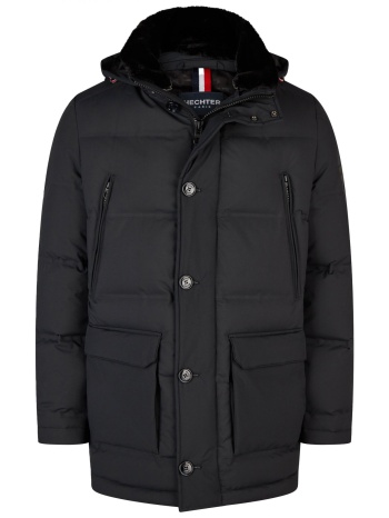 hecter μπουφαν φουσκωτο parka με αποσπωμενη κουκουλα μαυρο σε προσφορά