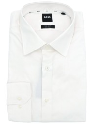 boss πουκαμισο regular fit stretch h-joe-kent-c1-214 λευκο