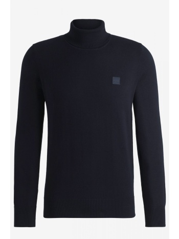 boss casual πλεκτο turtle neck akiro_s μπλε σε προσφορά