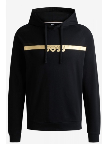 boss homewear φουτερ hoodie authentic hoodie μαυρο