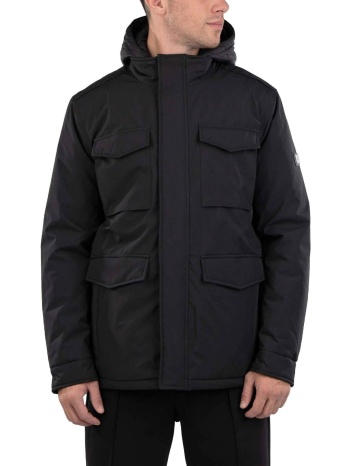 karl lagerfeld μπουφαν jacket hoodie logo μαυρο σε προσφορά