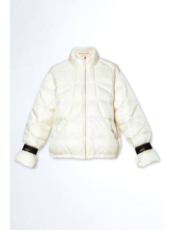 liu-jo μπουφαν φουσκωτο λαστιχο μανικια εκρου σε προσφορά