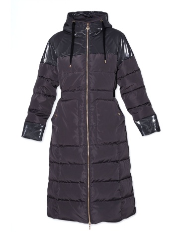 liu-jo μπουφαν φουσκωτο τσεπες κουκουλα ζωνη ενσωματωμενη σε προσφορά