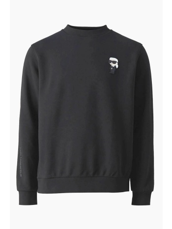 karl lagerfeld φουτερ crew neck logo μαυρο σε προσφορά