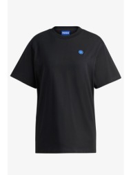 hugo blue t-shirt vintage tee_b_1 jersey logo μαυρο