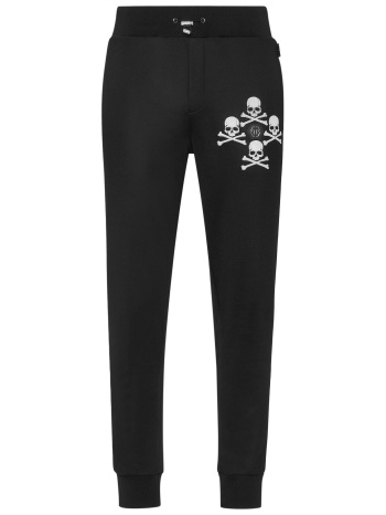 philipp plein παντελονι φορμα skull&bones logo μεταλλικο σε προσφορά