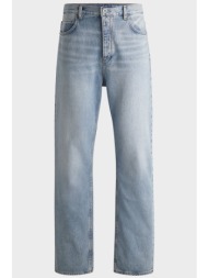 hugo blue παντελονι jeans nate baggy ανοιχτο μπλε
