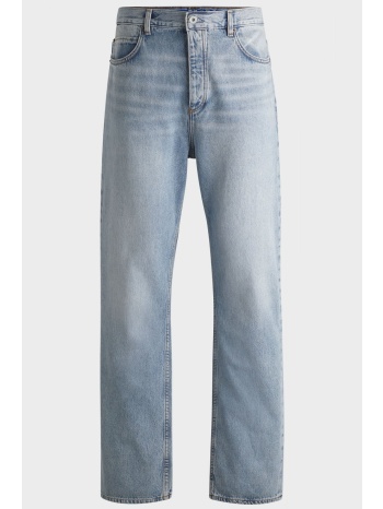 hugo blue παντελονι jeans nate baggy ανοιχτο μπλε σε προσφορά