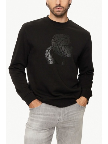 karl lagerfeld φουτερ crew neck logo μαυρο σε προσφορά