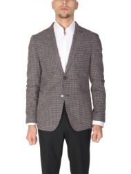 michael kors σακακι μικροσχεδιο καφε-μπλε