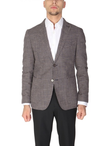 michael kors σακακι μικροσχεδιο καφε-μπλε