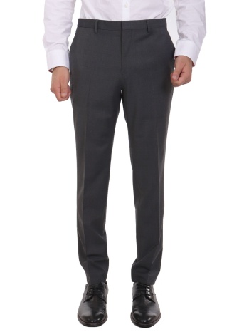 hugo παντελονι κοστουμιου super flex hestenm240μχ ανθρακι