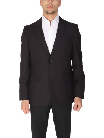boss σακακι μικροσχεδιο slim fit h-houston-243 μαυρο-μπορντω