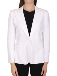 norma kamali σακακι classic double breasted λευκο