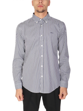 boss πουκαμισο ριγε button down slim ft stretch σε προσφορά