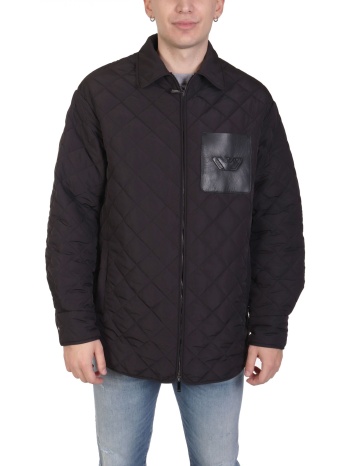 emporio armani μπουφαν jacket καπιτονε mayρο σε προσφορά