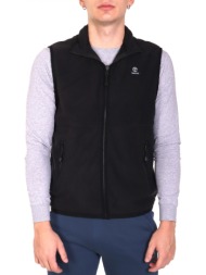 timberland μπουφαν αμανικο polar vest fleece μαυρο