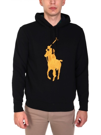 ralph lauren φουτερ hoodie big pony logo μαυρο σε προσφορά