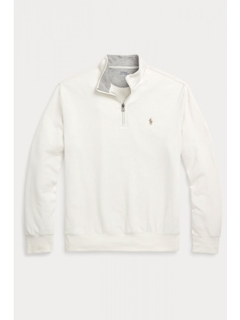ralph lauren φουτερ halfzip logo εκρου