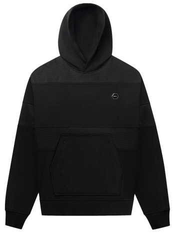 balr. φουτερ hoodie hexline box fit logo μαυρο σε προσφορά