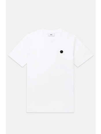 balr. t-shirt hexline regular fit logo λευκο σε προσφορά