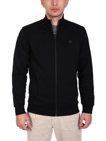boss φουτερ fullzip c-siza 01 μαυρο