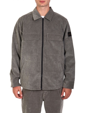 boss casual πουκαμισο κοτλε fullzip lozzy m γκρι σε προσφορά