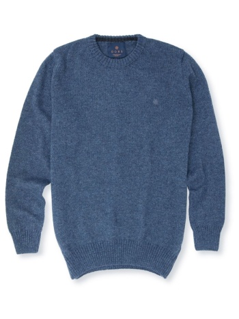 dors πλεκτο crewneck logo ραφ μπλε σε προσφορά