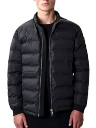 barl. μπουφαν puffer q-series regular fit μεταλλικο logo μαυρο