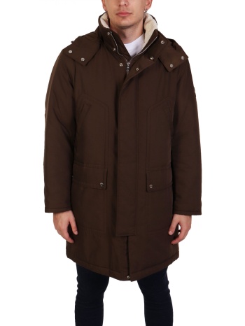 boss μπουφαν jacket αποσπωμενη κουκουλα h-coyan χακι σε προσφορά