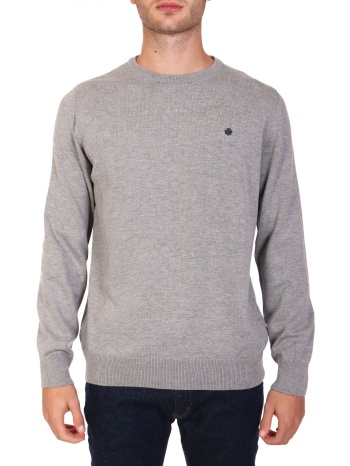 dors πλεκτο crewneck logo αχοιχτο γκρι σε προσφορά