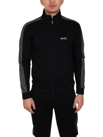 boss homewear φουτερ fullzip tracksuit jacket μαυρο σε προσφορά