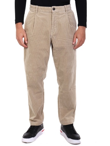 boss casual παντελονι κοτλε relaxed fit chino-shyne μπεζ σε προσφορά