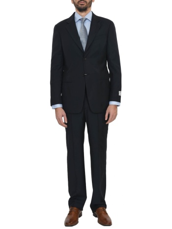 armani collezioni κοστουμι ριγε μαυρο σε προσφορά