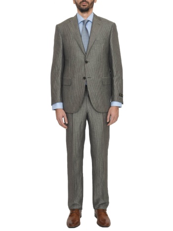 corneliani κοστουμι ριγε γκρι σε προσφορά