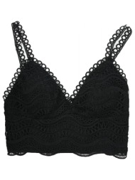 twins top δαντελα μaυρο