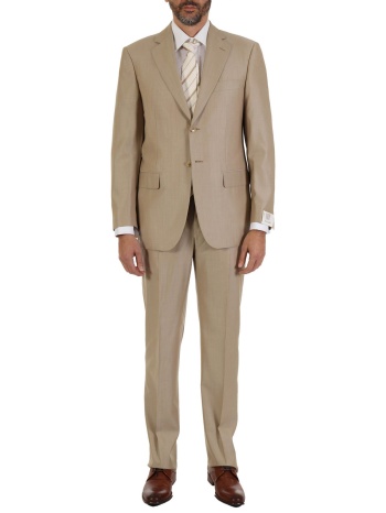 pal zileri κοστουμι δικουμπο μικροσχεδιο μπεζ σε προσφορά