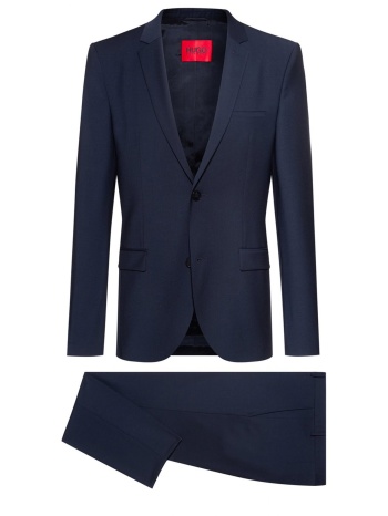 hugo performance κοστουμι extra slim fit super flex