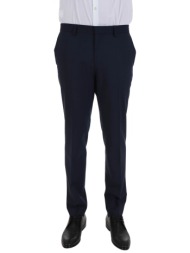 hugo παντελονι κοστουμιου καρω getlin 202 slim fit μπλε