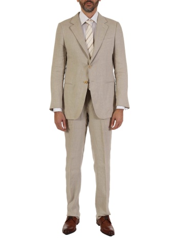 armani collezioni κοστουμι δικουμπο ριγε γκρι σε προσφορά