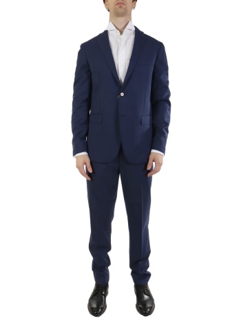 michael kors κοστουμι twill wool μπλε