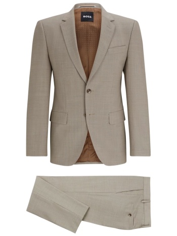 boss κοστουμι slim fit h-huge-2pcs-224 μπεζ