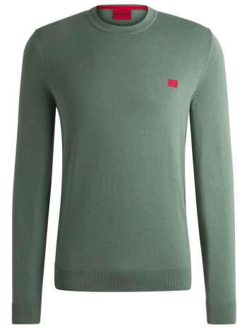 hugo πλεκτο crewneck san cassius-c1 logo λαδι σε προσφορά