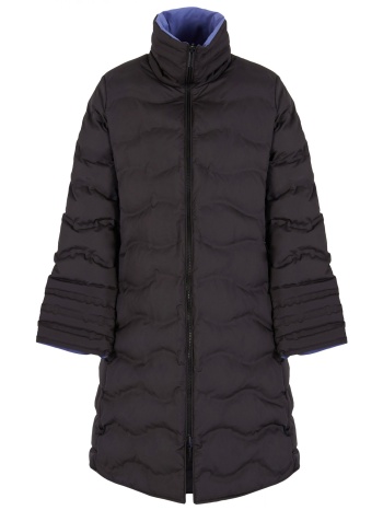 emporio armani μπουφαν φουσκωτο διπλης οψεως μαυρο / βιολετι σε προσφορά