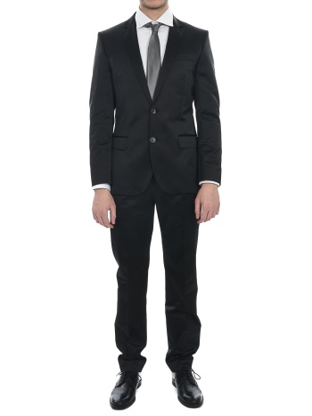 hugo κοστουμι aiko/heise γυαλιστερο μαυρο σε προσφορά