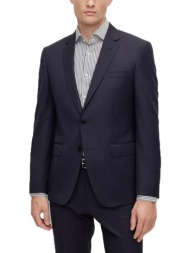 boss σακακι blazer h huge-b1 slim fit μπλε